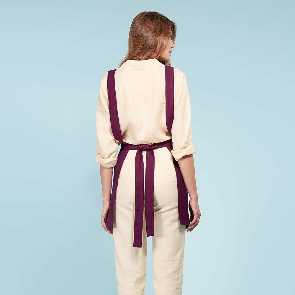 Ksenia — Linen Pinafore, Type - PDF